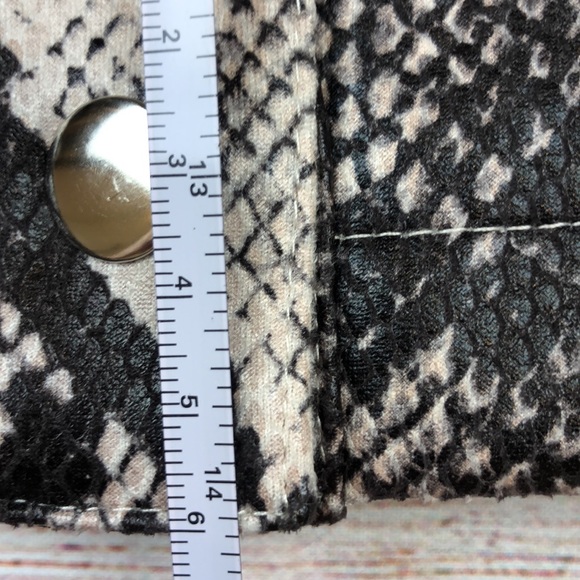 UO Siren Snake Print Button-Front Mini Skirt | Size Small - Picture 8 of 13